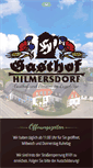 Mobile Screenshot of gasthof-hilmersdorf.de